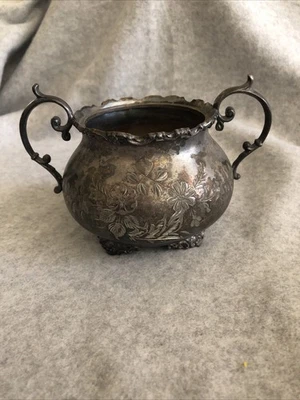 "ROCKFORD SILVER CO." and the number "1463" Sugar Bowl - Image 1 of 4