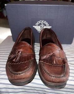 Dockers, Herren Halbschuhe mit Quaste und Fransen, Oberleder, braun, Größe 9 - Bild 1 von 8