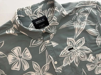 Camisa transversal O’Neill TRVLR UPF para hombre XL Sage ajuste estándar abotonada floral Foto 1 de 4