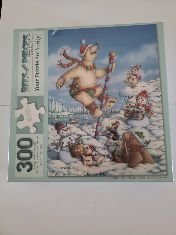 300 PIEZAS BROCAS Y PIEZAS PUZZLE ROCKIN THE NORTH POLE Foto 1 de 4