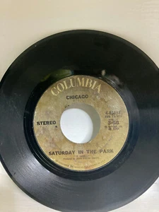 CHICAGO WLP PROMO 45 ALMA MATER / SATURDAY IN THE PARK 1972 COLUMBIA 4-45657 EX+ - Picture 1 of 1