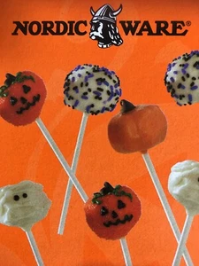 Halloween Nordic Ware Cake Pop Pan Baking Orange Holiday Non Stick 12 Count ๐๐ป - Picture 1 of 4
