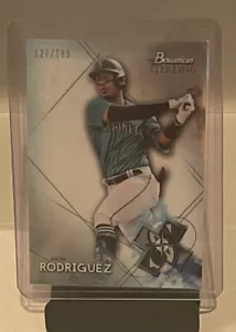 JULIO RODRIGUEZ 127/199 Refractor 2021 Bowman Sterling Prospects BSP21 Mariners - Picture 1 of 3