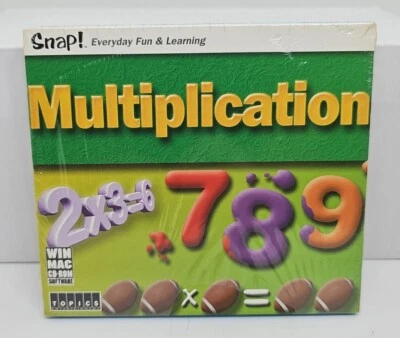 Snap! Multiplication Kids Learning Teaching Game PC Mac Software FREE SHIPPING  - Image 1 of 4