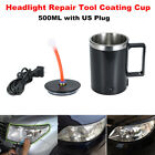 Car Headlight Lens Atomizing Cup Coating Repair Restoration Tool 220V US Plug