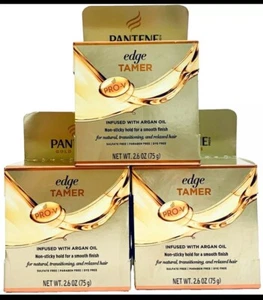 3 Ct Pantene Gold Series Edge Tamer With Argan Oil Non Stick Hold Smooth Finish - Picture 1 of 1