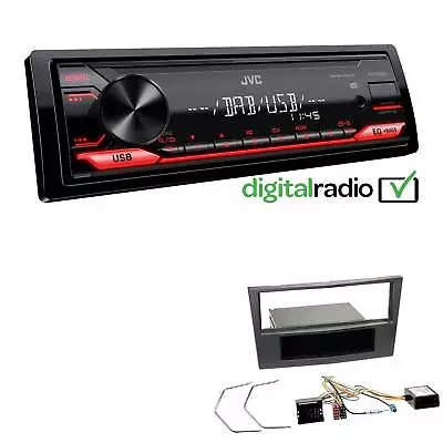JVC KD-X182DB MP3 DAB+ USB 1-DIN Autoradio für Opel Antara ab 2006 Canbus - Bild 1 von 4