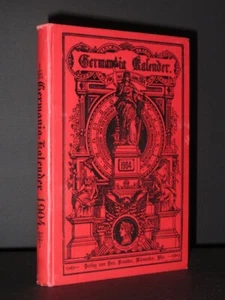 Germania Kalender 1904 1st Ed German Calendar/Almanac GEORGE BRUMDER Milwaukee - Bild 1 von 10