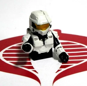 Halo Kubrick Minifigur Actionfigur weiß spartanisch fehlende Beine Microsoft 2008  - Bild 1 von 1