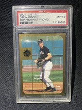 2001 Just 2K1 Drew Henson Top Prospect Promo GOLD RC Rookie PSA 9 MINT