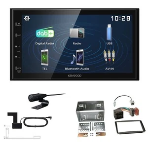 Kenwood 2DIN DAB+ Autoradio für KIA Cee'D 2007-2009 schwarz - Bild 1 von 5