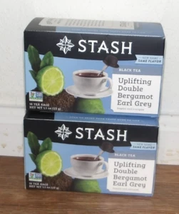 Stash Two Packs Of 18 Uplifting Double Bergamot Tea - Picture 1 of 1