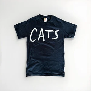 Vintage Cats Double Sided T Shirt Adult Small - Picture 1 of 3