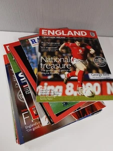 ENGLAND v Fußball Programm Lot Konvolut Extras Grimsby Town Centenary & Tickets - Bild 1 von 17