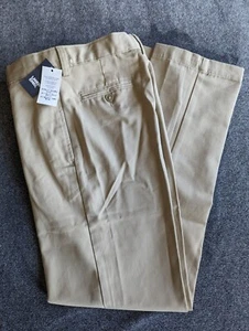 Land's End Boy's Chino Pants Khaki Size 16 NWT - Picture 1 of 7