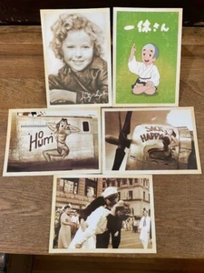 Lot von 5 Reproduktion Postkarten Shirley Temple Kriegsflugzeug Pin Up Kunst - Bild 1 von 7
