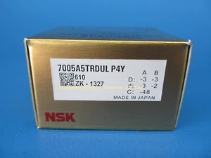   NSK 7005A5TRDULP4Y Abec-7 Super Precision Spindle Bearings. (Set of Two) - Picture 1 of 4