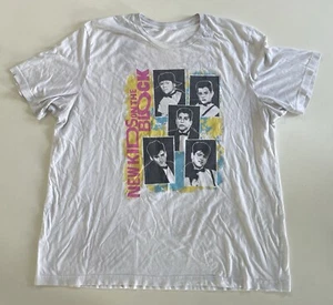 New Kids On The Block NKOTB Mixtape Tour 2022 Shirt Canvas Size XL/2XL Preowned - Picture 1 of 13