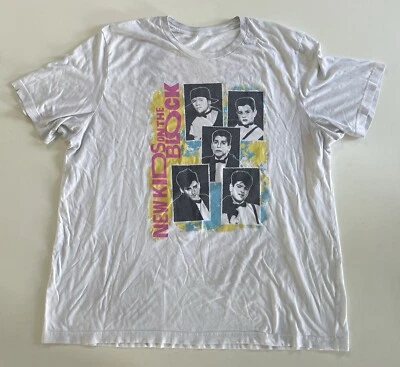 New Kids On The Block NKOTB Mixtape Tour 2022 Shirt Canvas Size XL/2XL Preowned - Image 1 of 4