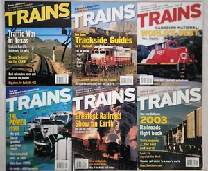 Trenes - The Magazine of Railroading, Lote de 6 - Amtrak, C&NW, Power, Trackside - Imagen 1 de 3