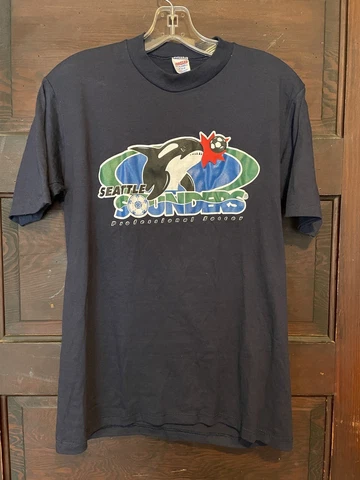 1994 2008 Seattle sounders tee shirt USL medium jerzees Sammy orca NASL vintage Cover