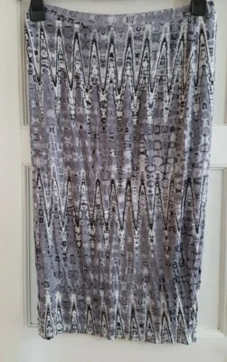 FALDA DE MATERNIDAD MATTY M DAMAS GRIS MEDIO MEZCLA ELÁSTICA FORRADA ELÁSTICA E1 Foto 1 de 3