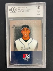 DAVID PRICE 2007 TRISTAR PROSPECTS PLUS #1 BCCG 10 MINT  - *8034