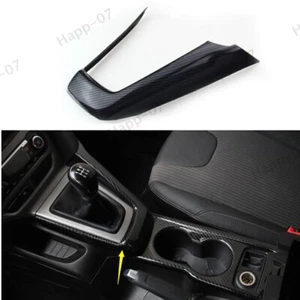 1p Console Gear Shift Frame Trim For Ford Focus ST RS 2012-2014 ABS Carbon Fiber - Picture 1 of 5