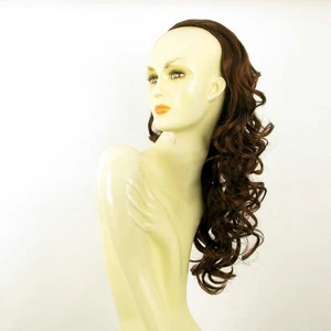 DT Half wig HairPiece Slides Longf Curlydark Brown Copper 22.8 REF:16/31 - Picture 1 of 7