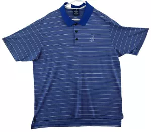 Rare Adidas Size XL Made For Pinehurst Climalite Blue Mens Golf Polo Shirt - Picture 1 of 10