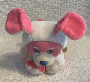 Vintage PET SURPRISE 8755 Hot Pink Puppy © 1993 Hasbro Plush Toy UNTESTED - Picture 1 of 11