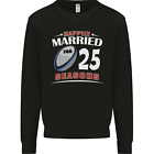 25 Year Wedding Anniversary 25th Rugby Mens Sweatshirt Jumper