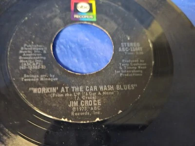 JIM CROCE WORKIN' AT THE CAR WASH BLUES  / THURSDAY - 7" VINYL SINGLE - Image 1 of 3