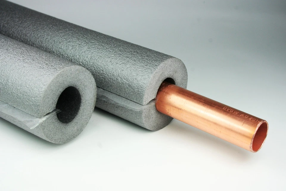 5 x Rohrisolierung PE, 1m mit 22mm Durchmesser, 13mm Isolierung, selbstklebend - Bild 1 von 1
