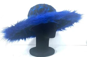 COMPRA 1 OBTÉN 1 GRATIS AZUL DIFUSO ALA ANCHA SOMBRERO DE FIESTA LLAMA Disfraz Llamas Proxeneta - Imagen 1 de 2