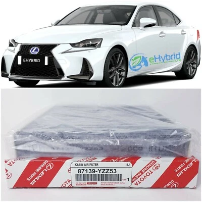 LEXUS IS300H AIR CONDITIONING FILTER POLLEN FILTER CABIN FILTER CARBON ACTIVATED - Image 1 of 2