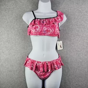 Jessica Simpson Bikini Girls 16 Swim Suit Juniors Swim 2 Piece - Picture 1 of 15