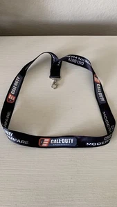 Call of Duty Modern Warfare Endowment Lanyard Keychain GameStop Employee Promo - Picture 1 of 3