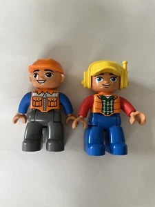 Lego Duplo Bauarbeiter Mini Figuren 2er Set - Bild 1 von 5