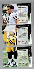 Brett Favre 1998 Score Complete Players #1A 1B 1C Green Bay Packers HOF Insert