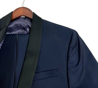 Esmoquin Ted Baker 'Josh' ajuste azul marino chal solapa talla 42 R $ 1,095 Foto 1 de 4