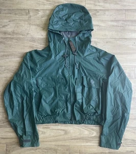 Vintage Columbia Wading Fly Fishing Shell Jacket XL 70s 80s Hooded Waterproof - Picture 1 of 5