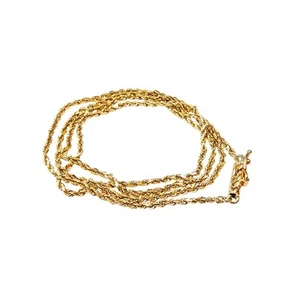 Collar Cuerda Oro 14k Vintage, 18.5" 3.75 Gramos - Imagen 1 de 3