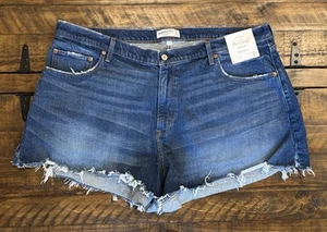 Abercrombie & Fitch Curve Love The Cutoff Short High Rise Größe 20 (US) - Neu mit Etikett - Bild 1 von 7