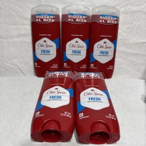5x Old Spice High Endurance FRESH Scent Men's Aluminum Free Deodorant 3.4 oz. - Picture 1 of 3
