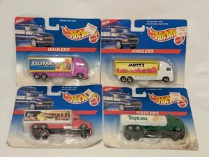 Hot Wheels Haulers 65743 Lot Of 4 Big Mac Tropicana Jolly Rancher Mott's. New - Picture 1 of 10