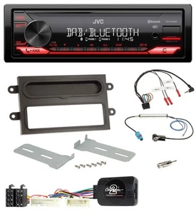 JVC DAB Lenkrad Bluetooth USB Autoradio für Renault Twingo ab 2015 grau - Bild 1 von 10