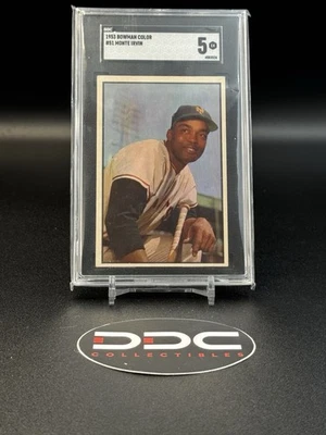 Bowman Color 1953 - Monte Irvin #51 SGC 5 Foto 1 de 2