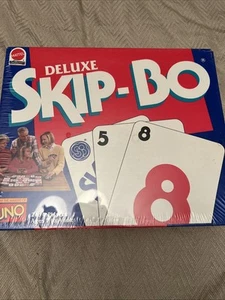 Nuevo juego de mesa Skip-Bo Deluxe de colección paquete sellado versión 1992 - Imagen 1 de 8