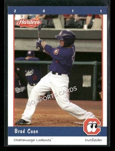 Chattanooga Lookouts Brad Coon RC 2011 novato Los Angeles Dodgers - Imagen 1 de 2